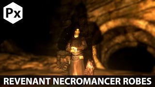 Skyrim Mod Spotlight Revenant Necromancer Robes [upl. by Amy]