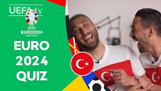 Türkiye EURO 2024 QUIZ ft CENK TOSUN amp CAN KAHVECI [upl. by Nwaf]