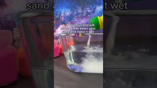 Citric acid 🥴😱 aqua sand hydrophobic citricacid lemonjuice [upl. by Zita]