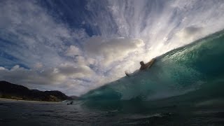 GoPro Hawaii Weekends  Bodyboarding Makua Beach Shorebreak 13 Dec 14 [upl. by Valencia]