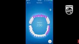 Sonicare App 3D moving  Philips  Sonic electric toothbrush [upl. by Holbrooke742]