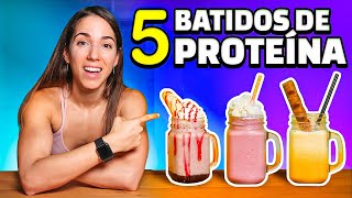 5 Ideas De Batidos De Proteinas Para Aumentar MASA MUSCULAR [upl. by Akirderf991]