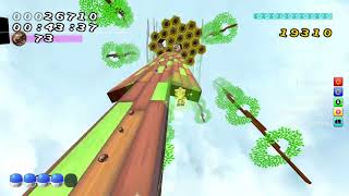 Sonic World DX Honeycomb Highway All Redrings Speedrun [upl. by Ollayos413]