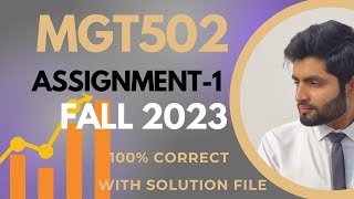 MGT502 Assignment 1 Fall 2023 By Soban [upl. by Busiek]