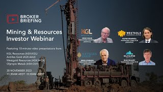 Free Mining amp Resources Investor Webinar [upl. by Itteb]