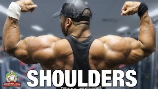 CEDRIC MCMILLANS SHOULDER WORKOUT [upl. by Gustaf617]