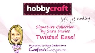 How to Make a Twisted Easel Card  Hobbycraft [upl. by Alverson175]