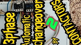 3 Phase Manual Change Over Switch Connection  Three Phase Manual Transfer Switch Wiring Diagram [upl. by Ianahs636]