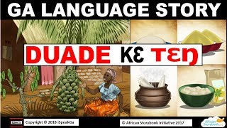 Ga Language Books and Stories  Ga Language Lessons and Learning Tutorials  Ga Language Storybooks [upl. by Egiedan]