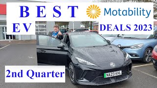 Best Motability EV Deals 2023 Second Quarter [upl. by Anifesoj917]