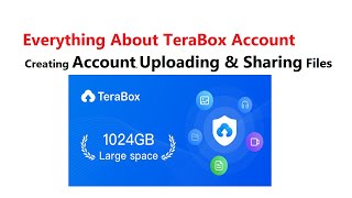 How to create TeraBox AccountUpload and sharing files 1024 GB For Free [upl. by Nahtahoj]