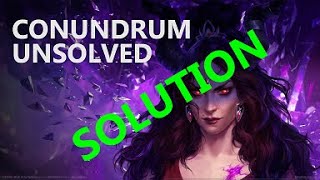 Solution to Conundrum Unsolved  Pathfinder Wrath of the Righteous [upl. by Garlan]