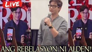 🔴Live Alden Richards may REBELASYON sa relasyon nila ni Kathryn • Alden red carpet last night [upl. by Schmidt]