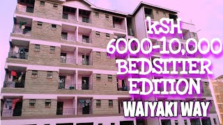 kSH6000 Bedsitter Apartment Tour Along Waiyaki WayHouse HuntingBedsitter for rentStudio Apartment [upl. by Eseerehc]