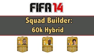 FIFA 14  Ultimate Team  Squad Builder 60k Hybrid [upl. by Kirschner]