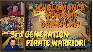 Scholomance Academy Gameplay 3rd generation Pirate Warrior [upl. by Avalsorim]