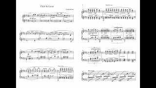 Debussy — Clair de Lune Sheet Music [upl. by Eirollam]