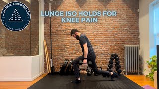 Lunge Iso Hold for Knee Pain [upl. by Eseerahs256]