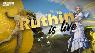 Ruthin is Live Solo v Squad bgmi pubg pubgm [upl. by Aranahs]