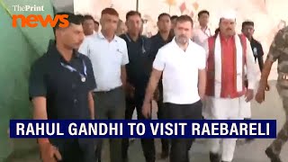 LS LoP Rahul Gandhi to visit Raebareli today reaches Lucknow airport [upl. by Chambers]