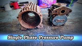 1 HP Single Phase  High Pressure Water Pump  Complete Restoration Video [upl. by Ahseiat]