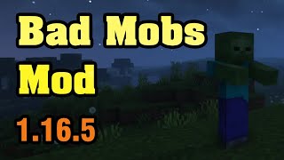 Bad Mobs Mod 116511221710 amp Tutorial Downloading And Installing For Minecraft [upl. by Eikram847]