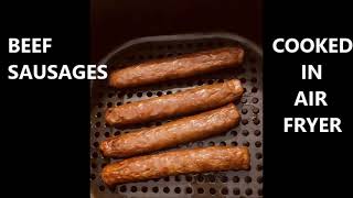 SAUSAGES COOKED IN AIR FRYER [upl. by Nwahsar705]