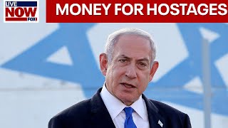 Netanyahu visits Gaza offers money for hostages  LiveNOW from FOX [upl. by Eilrebma]