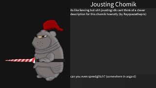 How To Get Jousting Chomik [upl. by Ardnaeed]