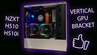 NZXT H510 with vertical GPU BRACKET Step by Step Installation [upl. by Chick]