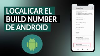 ¿Cómo localizar el build number o número de compilación de ANDROID [upl. by Snell693]