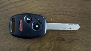 honda key fob battery replacement  speed tutorial [upl. by Sliwa235]