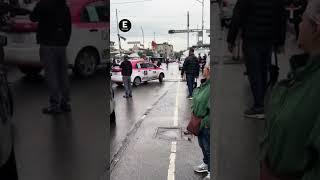 ¡De película Inicia como riña y terminan con los autos destrozados en la Guerrero [upl. by Wren]