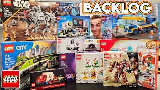 Building my LEGO BACKLOG [upl. by Geordie]