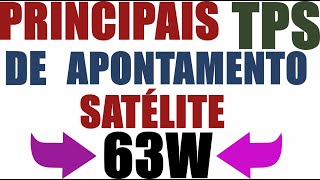 TPS PARA APONTAMENTO DO SATELITE 63W [upl. by Imoyn177]