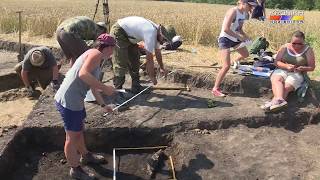 Wykopaliska archeologiczne Mozolice  Sieciechów 2018 [upl. by Harlin]