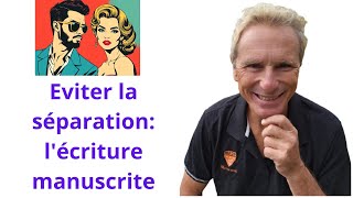 Eviter la séparation lécriture manuscrite [upl. by Asseralc]