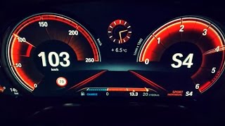 0100 ACCELERATION BMW 7 SERIES 730D XDRIVE G11 NEW 2016 [upl. by Robina]