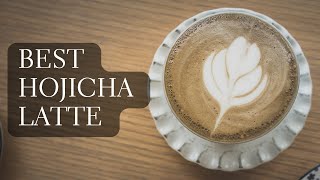 The Best Hojicha Latte Recipe Made with Hojicha Powder [upl. by Ahsinyar]