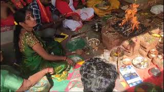 CHANDI HOMAM POOJA 🙏🙏🙏DUGRA MATHA🙏🙏trending dugrapuja reels [upl. by Pearce576]