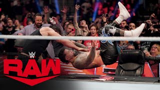 Drew McIntyre obliterates Jey Uso after phenomenal match with Rollins Raw highlights Dec 4 2023 [upl. by Nadbus104]