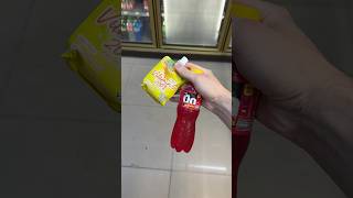 Strawberry Fanta With Vitamin C From 7eleven asmr howto drink shorts korean [upl. by Collette]