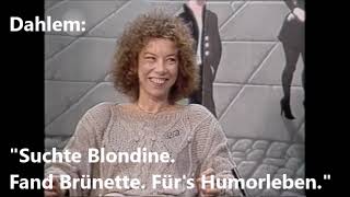 Loriot Suchte Blonde Fand Brünette Fürs ganze Humorleben [upl. by Gilleod]