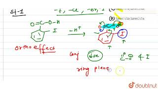 Statement1Ortho iodobenzoic acid is strongest acid among all ortho halobenzoic acids Statemen [upl. by Yrrol887]