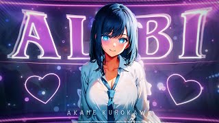 Akane Kurokawa💜  Alibi EditAMV 4K [upl. by Hoopes]