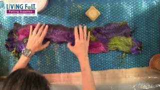 Nuno Felting Tutorial  Part 4 of 4 [upl. by Adelbert]