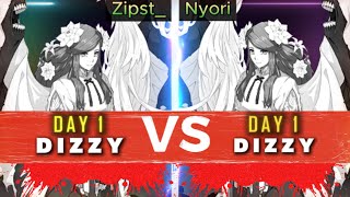 GGST ▰ Zipst Day 1 Dizzy Vs Nyori Day 1 Dizzy  Guilty Gear Strive High Level Replay 🔥 [upl. by Navnod]