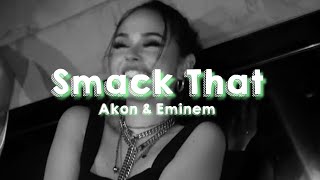 Akon  Smack That Lyrics ft Eminem [upl. by Derk]