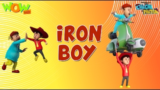 Iron Boy  Chacha Bhatija  Wowkidz  3D Animation Cartoon for Kids As seen on Hungama TV [upl. by Annibo]