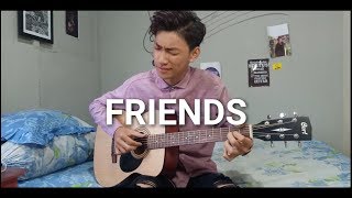 Marshmello amp AnneMarie  FRIENDS  Fingerstyle Guitar Cover OFFICIAL FRIENDZONE ANTHEM [upl. by Bonneau]